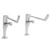 Franke F1074 Lever Operated Pillar Taps -Bathroom Taps Shop F1074 P