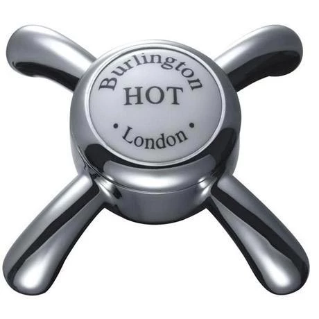 Burlington Anglesey Angled Wall Mounted Bath Shower Mixer with Shower Hook - H335-AN 5 Burlington Anglesey Angled Wall Mounted Bath Shower Mixer with Shower Hook - H335-AN - Image 3