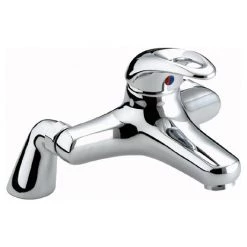 Bristan Java Contemporary Pillar Bath Filler - Chrome - J-PBF-C