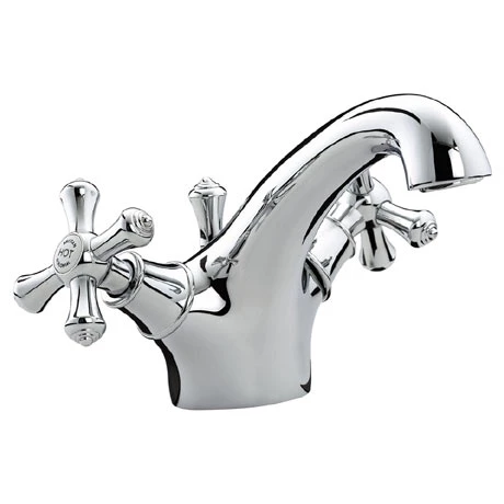 Bristan - Colonial Mono Basin Mixer w/ Pop Up Waste - Chrome Plated - K-BAS-C 3 Bristan - Colonial Mono Basin Mixer w/ Pop Up Waste - Chrome Plated - K-BAS-C