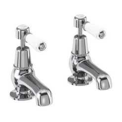 Burlington Kensington - Chrome Basin Taps 3" - KE1