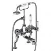 Burlington Kensington - Chrome Deck Mounted Bath/Shower Mixer - KE15