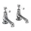 Burlington Kensington - Chrome Basin Taps 5" - KE2 -Bathroom Taps Shop KE2 P