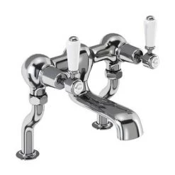 Burlington Kensington - Chrome Deck Mounted Bath Filler - KE23