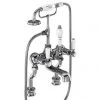 Burlington Kensington Regent - Chrome Deck Mounted Bath/Shower Mixer - KER15 -Bathroom Taps Shop KER15 P