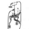 Burlington Kensington Regent - Angled Deck Mounted Bath/Shower Mixer - KER19 1 Burlington Kensington Regent - Angled Deck Mounted Bath/Shower Mixer - KER19 -Bathroom Taps Shop KER19 P