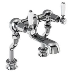 Burlington Kensington Regent - Chrome Deck Mounted Bath Filler - KER23