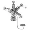 Burlington Kensington Regent - Chrome Basin Mixer Tap with Plug & Chain - KER5 1 Burlington Kensington Regent - Chrome Basin Mixer Tap with Plug & Chain - KER5 -Bathroom Taps Shop KER5 p