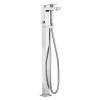 Crosswater Zero 3 Floor Mounted Freestanding Bath Shower Mixer - ZR03_415FC -Bathroom Taps Shop KH03 415FC P
