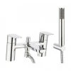 Crosswater Zero 6 Bath Shower Mixer with Kit - ZR06_422DC -Bathroom Taps Shop KH06 422DC P