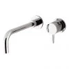 Crosswater - Kai Lever Wall Mounted 2 Hole Set Basin Mixer - KL120WNC -Bathroom Taps Shop KL120WNC P