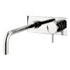 Crosswater - Kai Lever Wall Mounted 2 Hole Set Basin Mixer with Back Plate - KL121WNC 2 Crosswater - Kai Lever Wall Mounted 2 Hole Set Basin Mixer with Back Plate - KL121WNC -Bathroom Taps Shop KL121WNC P