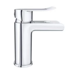 Luna Waterfall Mono Basin Mixer Chrome -Bathroom Taps Shop LUN001 N D1 460
