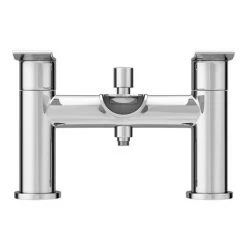 Luna Waterfall Bath Shower Mixer with Shower Kit - Chrome -Bathroom Taps Shop LUN002 D2 460