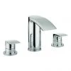 Crosswater - Flow 3 Tap Hole Bath Filler - MBFW330D -Bathroom Taps Shop MBFW330D P