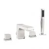 Crosswater - Planet 4 Hole Bath Shower Mixer with Kit - MBPS440D -Bathroom Taps Shop MBPS440D PNN