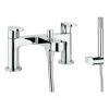 Crosswater - Style Dual Lever Bath Shower Mixer with Kit - MBST422D -Bathroom Taps Shop MBST422D P