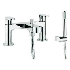 Crosswater - Style Dual Lever Bath Shower Mixer with Kit - MBST422D