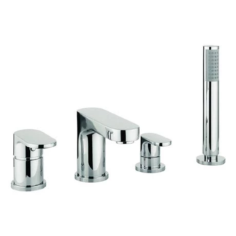 Crosswater - Style 4 Hole Bath Shower Mixer with Kit - MBST440D 3 Crosswater - Style 4 Hole Bath Shower Mixer with Kit - MBST440D
