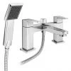 Monza Curved Modern Bath Shower Mixer Tap + Shower Kit 2 Monza Curved Modern Bath Shower Mixer Tap + Shower Kit -Bathroom Taps Shop MZC12 prod