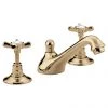 Bristan 1901 Traditional 3 Hole Basin w/ Pop-up waste - Gold - N-3HBAS-G-CD -Bathroom Taps Shop N 3HBAS G CD P