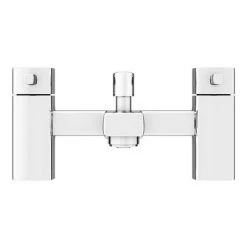 Neo Minimalist Bath Shower Mixer with Shower Kit - Chrome -Bathroom Taps Shop NEO002 n d2a 460