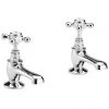 Old London - Chrome Edwardian Basin Taps - LDN311 1 Old London - Chrome Edwardian Basin Taps - LDN311 -Bathroom Taps Shop Old London LDN311 P
