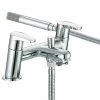 Bristan - Orta Bath Shower Mixer - Chrome - OR-BSM-C 1 Bristan - Orta Bath Shower Mixer - Chrome - OR-BSM-C -Bathroom Taps Shop Orta Bath Shower P