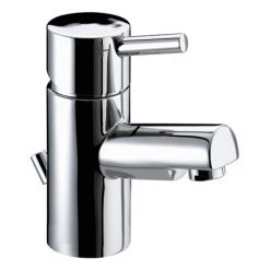 Bristan - Prism Contemporary Basin Mixer with Pop-up Waste - Chrome - PM-BAS-C