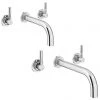 Primo Wall Mounted Tap Package (Bath + Basin Tap) -Bathroom Taps Shop PRWMPK p