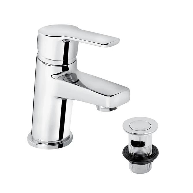 Bristan - Pisa Basin Mixer With Clicker Waste - Chrome - PS2-BAS-C 3 Bristan - Pisa Basin Mixer With Clicker Waste - Chrome - PS2-BAS-C