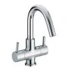 Bristan - Prism Contemporary 2 Handle Basin Mixer (no waste) - Chrome - PM-BAS2-C 1 Bristan - Prism Contemporary 2 Handle Basin Mixer (no waste) - Chrome - PM-BAS2-C -Bathroom Taps Shop Prism 2Handle Basin P