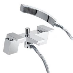 Bristan - Sail Contemporary Bath Shower Mixer - Chrome - SAI-BSM-C