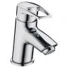 Bristan - Smile Contemporary Basin Mixer w/ Clicker Waste - Chrome - SM-BAS-C 2 Bristan - Smile Contemporary Basin Mixer w/ Clicker Waste - Chrome - SM-BAS-C -Bathroom Taps Shop SM BAS C PN