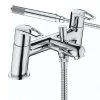 Bristan - Smile Contemporary Bath Shower Mixer - Chrome - SM-BSM-C -Bathroom Taps Shop SM BSM C PN