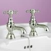 Silverdale Victorian Basin Pillar Taps Nickel -Bathroom Taps Shop Silverdale Victorian Basin Pillar Taps Nickel p