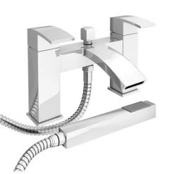 Summit Bath Shower Mixer with Shower Kit - Chrome