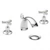 Heritage Gracechurch Mother of Pearl 3 Hole Basin Mixer with Pop-up Waste - TGRDMOP06 -Bathroom Taps Shop TGRDMOP06 P