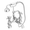 Chatsworth 1928 Traditional Crosshead Bath Shower Mixer Tap with Shower Kit -Bathroom Taps Shop TRAD03D n p