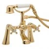 Deva Tudor Bath Shower Mixer - Gold - TUD03/501 2 Deva Tudor Bath Shower Mixer - Gold - TUD03/501 -Bathroom Taps Shop TUD03 501 new p