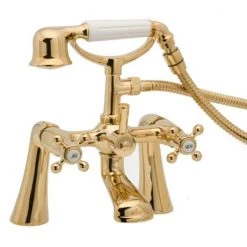 Deva Tudor Bath Shower Mixer - Gold - TUD03/501