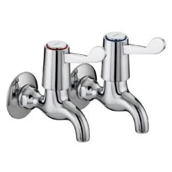 Bristan - Value Lever Bib Taps with 6" Levers - VAL-BIB-C-6-CD