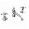 Silverdale Victorian 3 Hole Basin Tap with Pop Up Waste Chrome 2 Silverdale Victorian 3 Hole Basin Tap with Pop Up Waste Chrome -Bathroom Taps Shop VCTBS3THCHR M