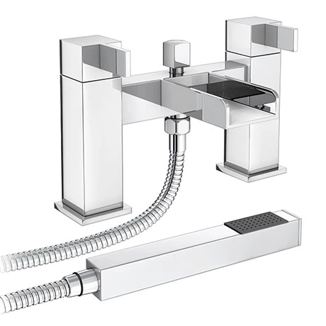 Edge Waterfall Bath Shower Mixer + Shower Kit 3 Edge Waterfall Bath Shower Mixer + Shower Kit