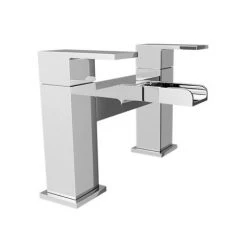 Monza Waterfall Modern Bath Taps -Bathroom Taps Shop WF003 d3 460
