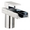 Crosswater - Water Square Monobloc Basin Mixer Tap - WS110DNC -Bathroom Taps Shop WS110DNC P