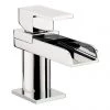 Crosswater - Water Square Mini Monobloc Basin Mixer Tap - WS114DNC