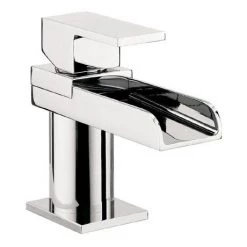 Crosswater - Water Square Mini Monobloc Basin Mixer Tap - WS114DNC