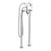 Nuie Bloomsbury Bath Shower Mixer with Extended Leg Set - Chrome 1 Nuie Bloomsbury Bath Shower Mixer with Extended Leg Set - Chrome -Bathroom Taps Shop XM314 DA314 P1